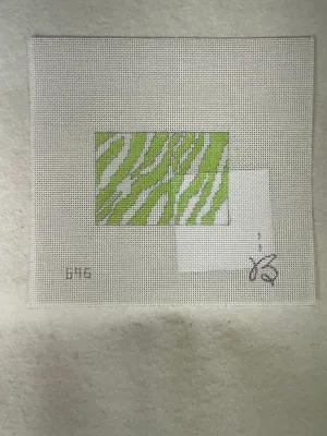 * Beth Grantz Design Zebra, Lime/White