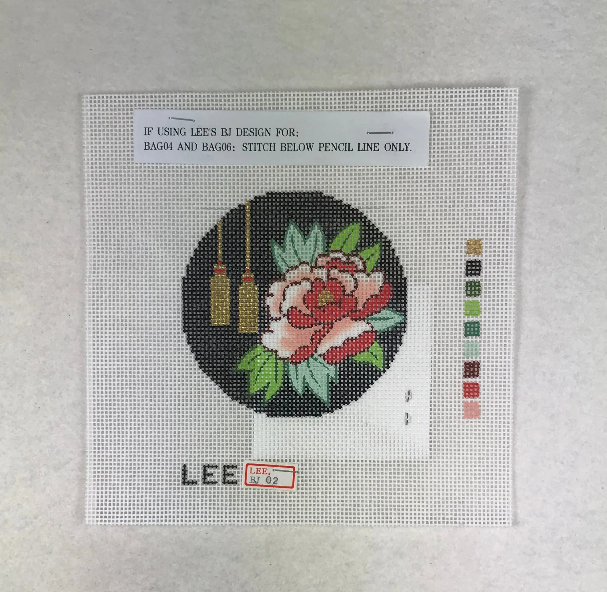 * Lee's Needle Arts BJ02 Peony