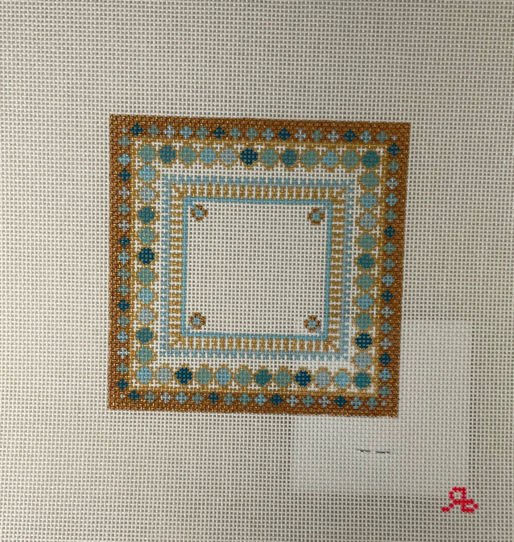 * Rachel Barri Turquoise China Pattern-