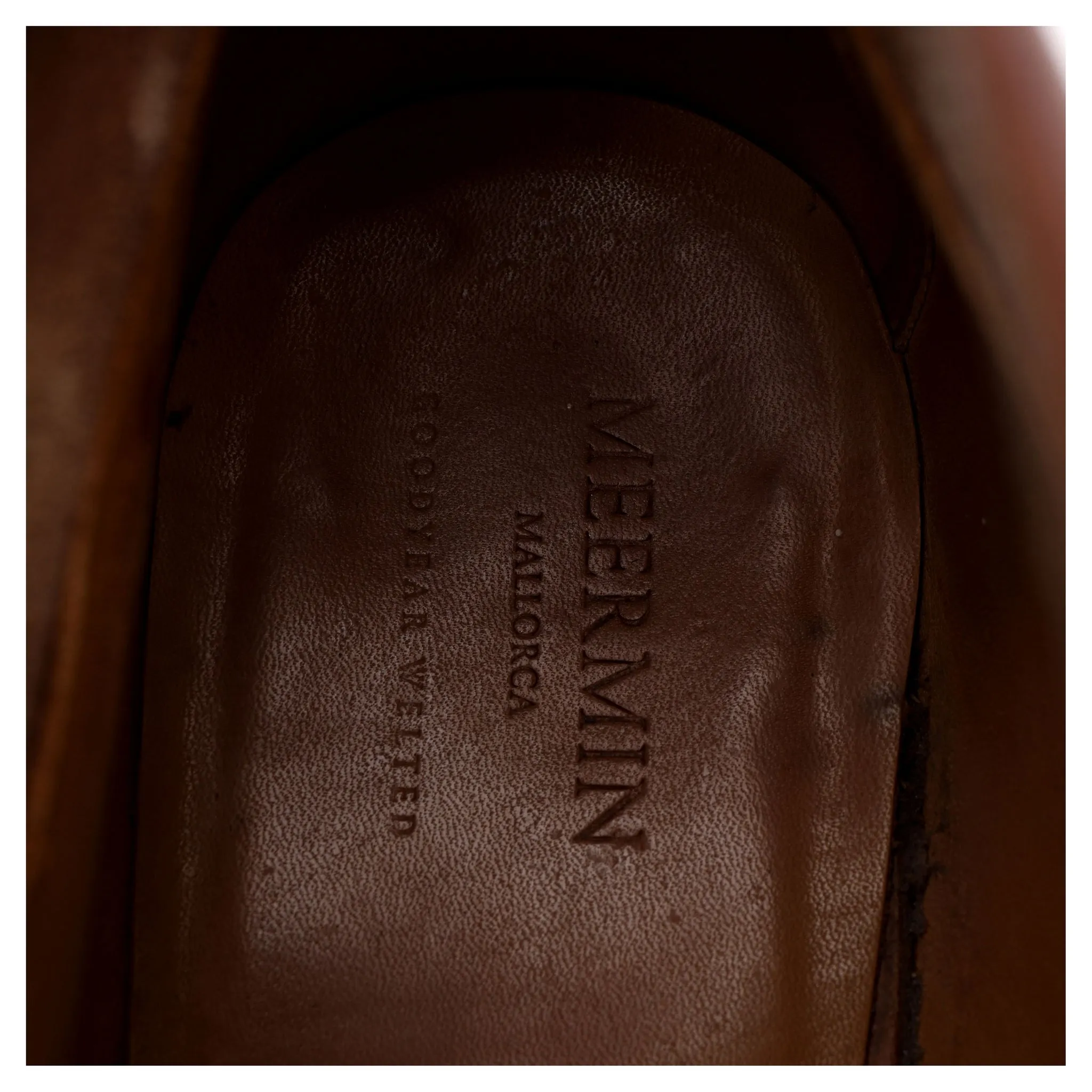 '101574' Tan Brown Museum Leather Double Monk Strap Boots UK 8