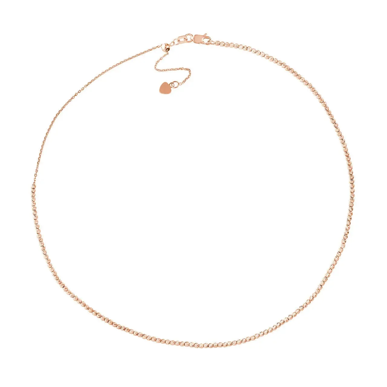 14K Gold Beaded Choker