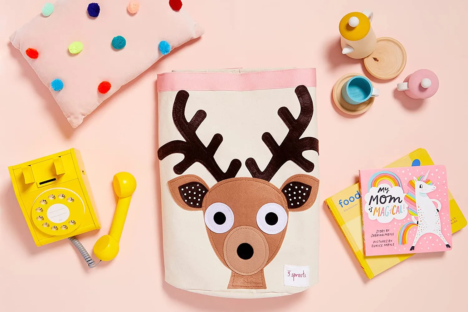 3 Sprouts Deer Storage Bin