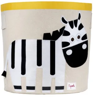 3 Sprouts Storage Bin - Zebra