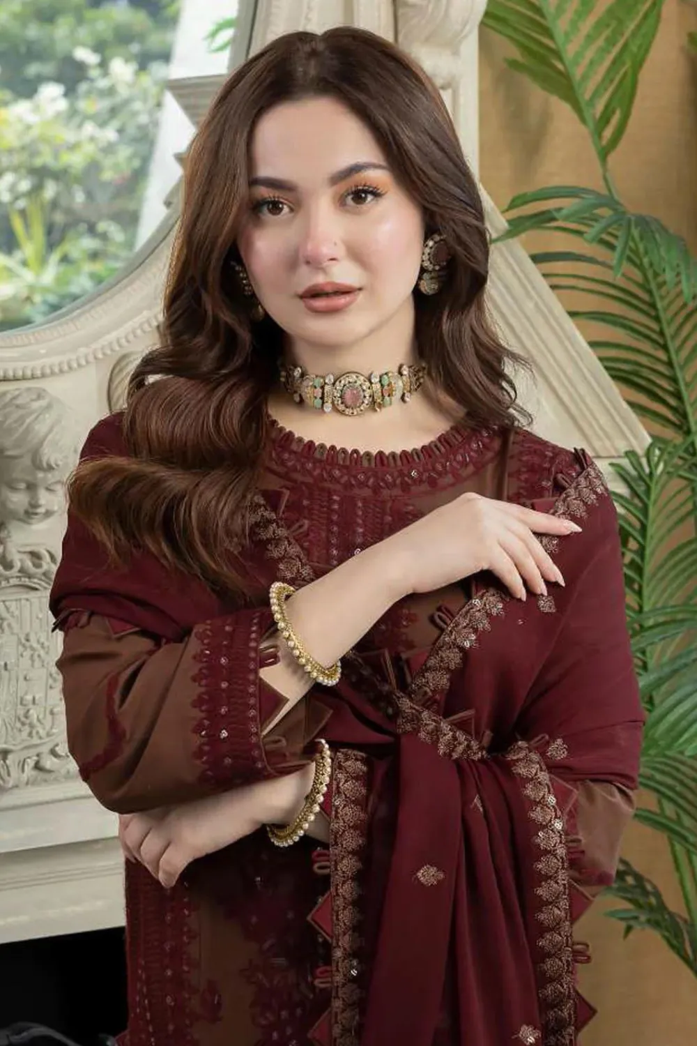 3PC LAWN EMBROIDERED Q210