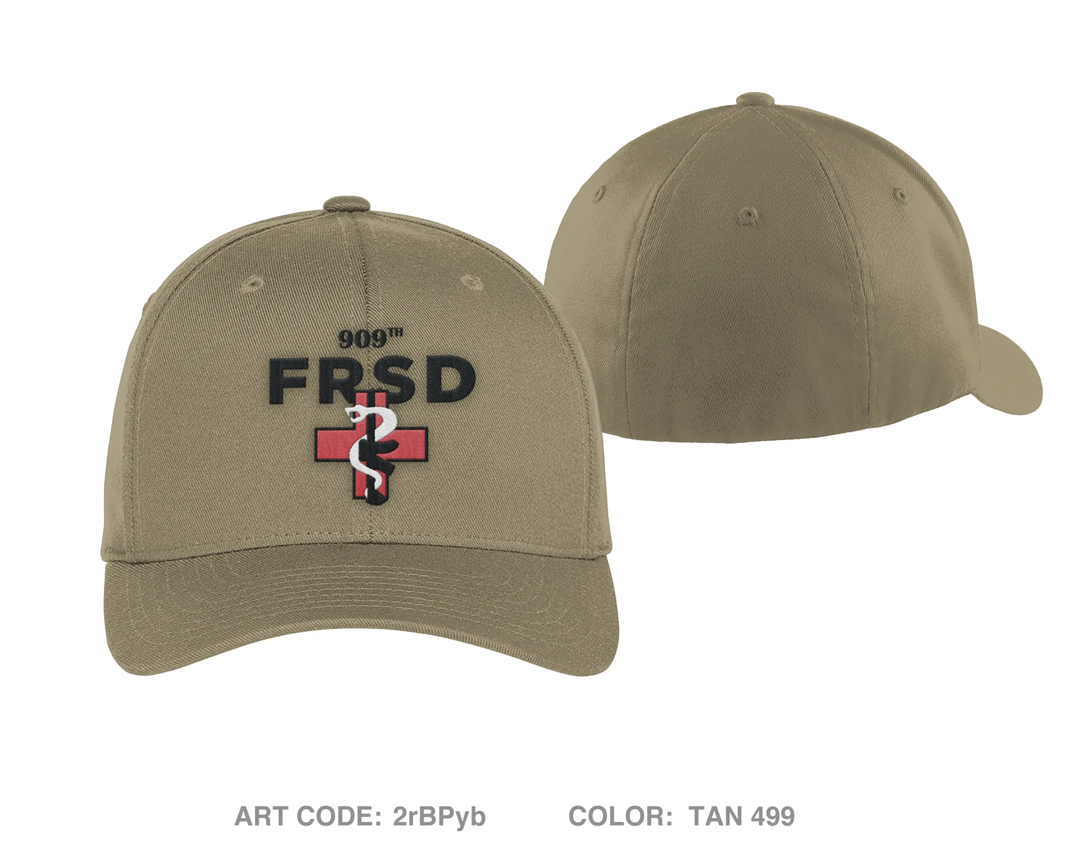 909th FRSD Embroidered Flexfit Cap - 2rBPyb