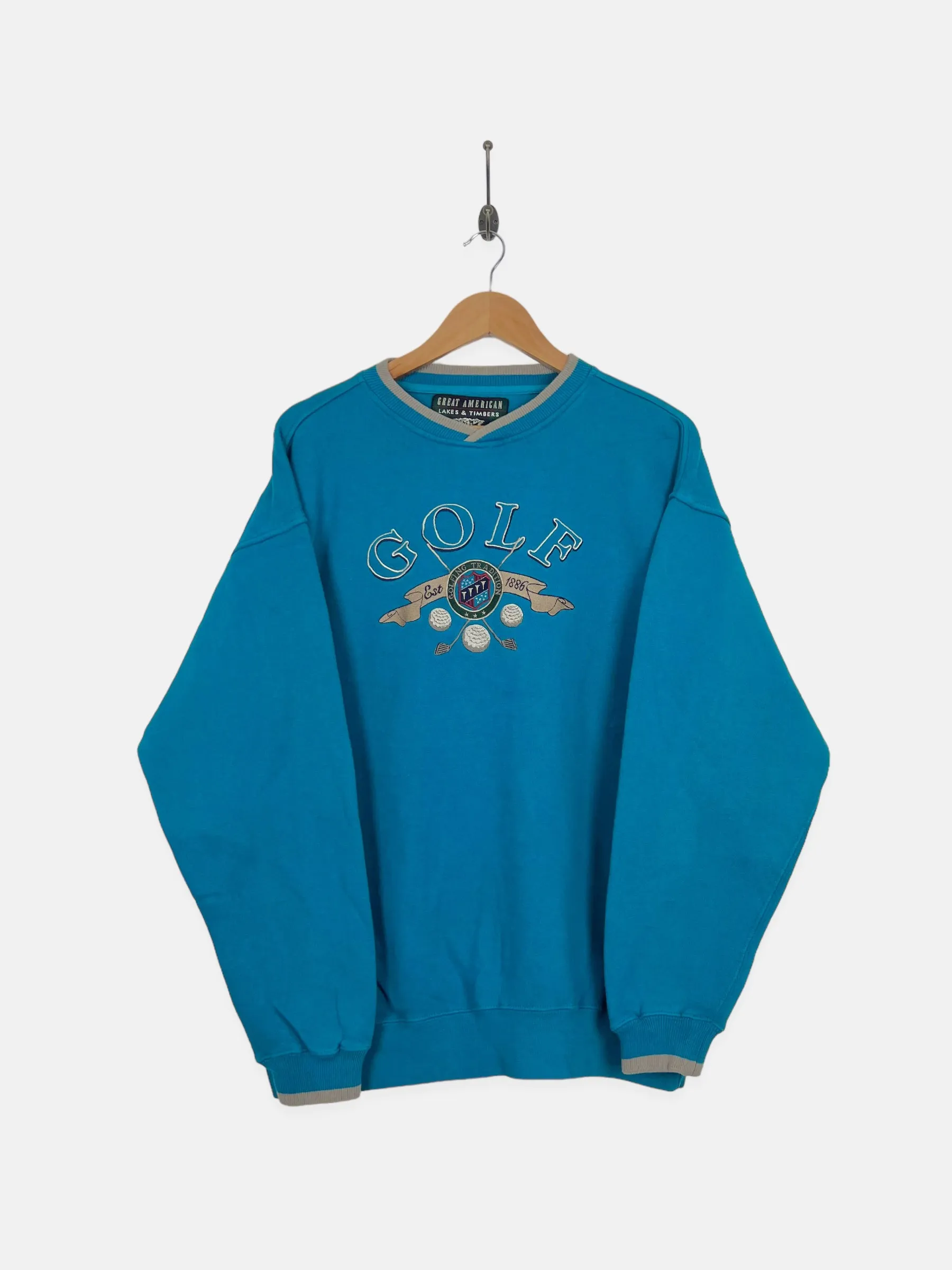 90's Golf Embroidered Vintage Sweatshirt Size L