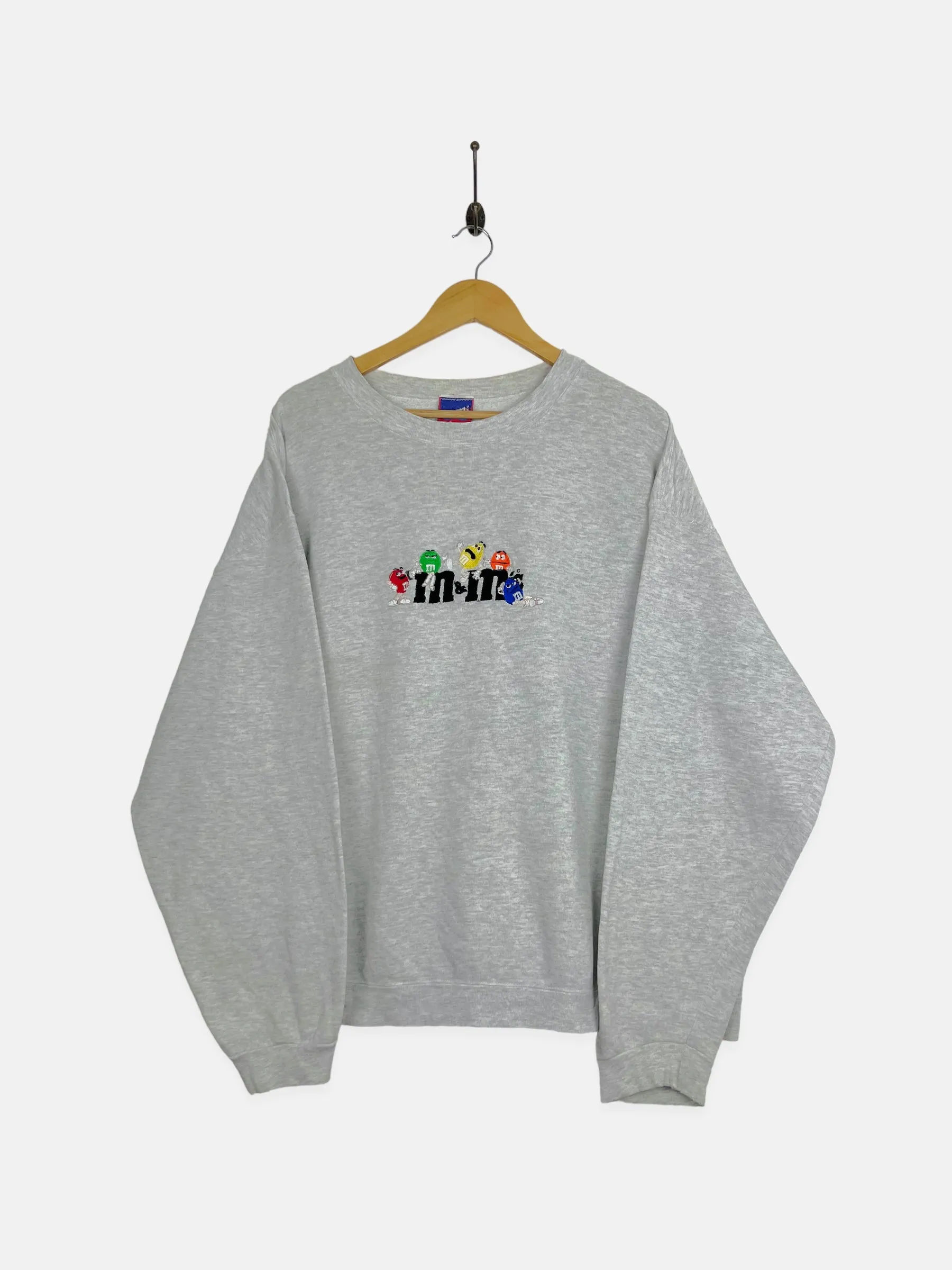 90's M&M's USA Made Embroidered Vintage Sweatshirt Size XL