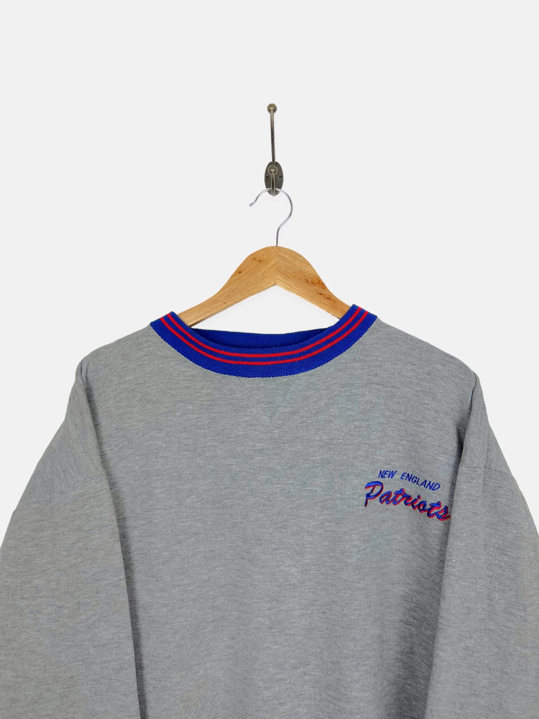90's New England Patriots NFL Embroidered Vintage Sweatshirt Size XL