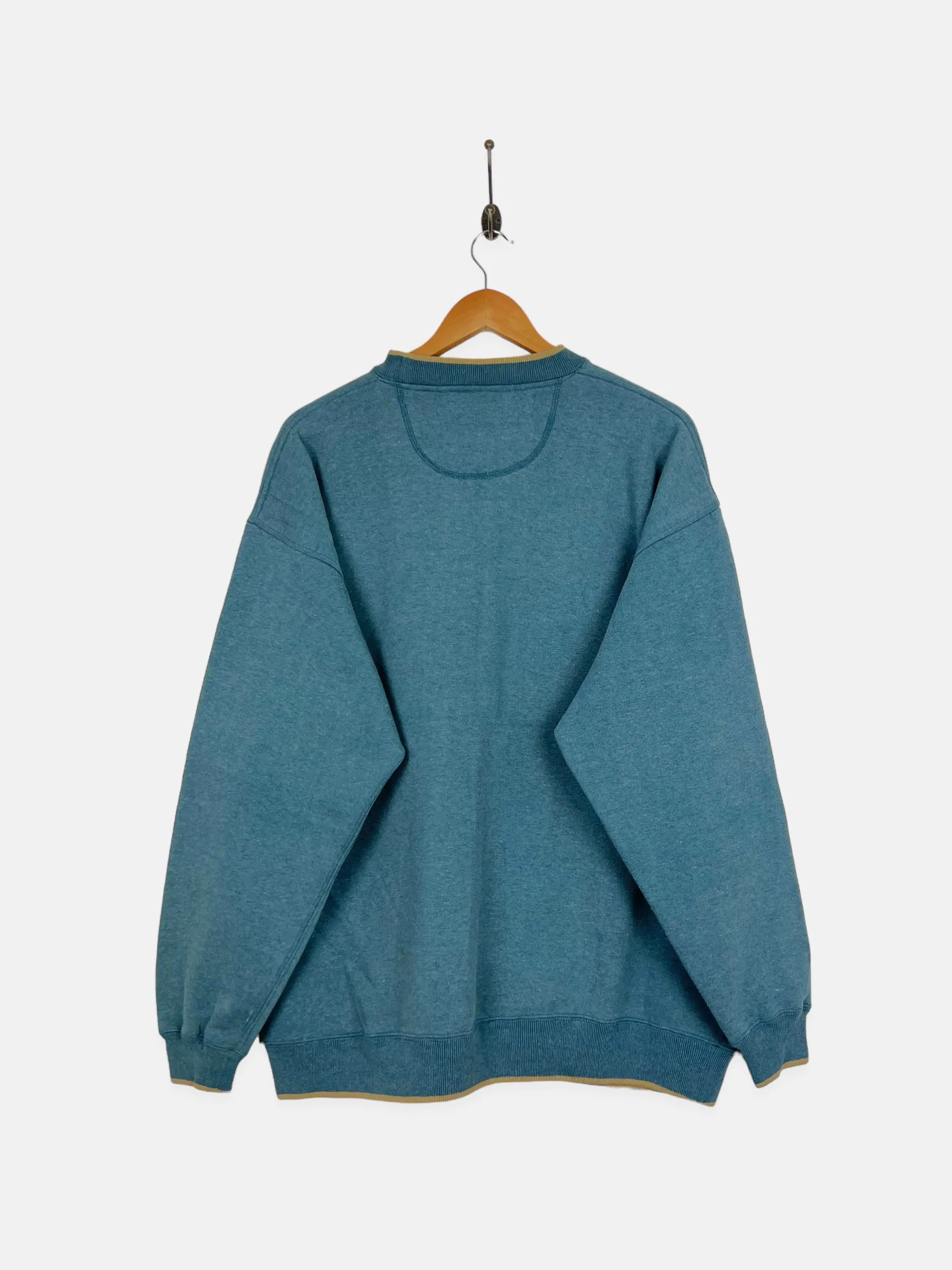 90's Wildlife Embroidered Vintage Sweatshirt Size XL
