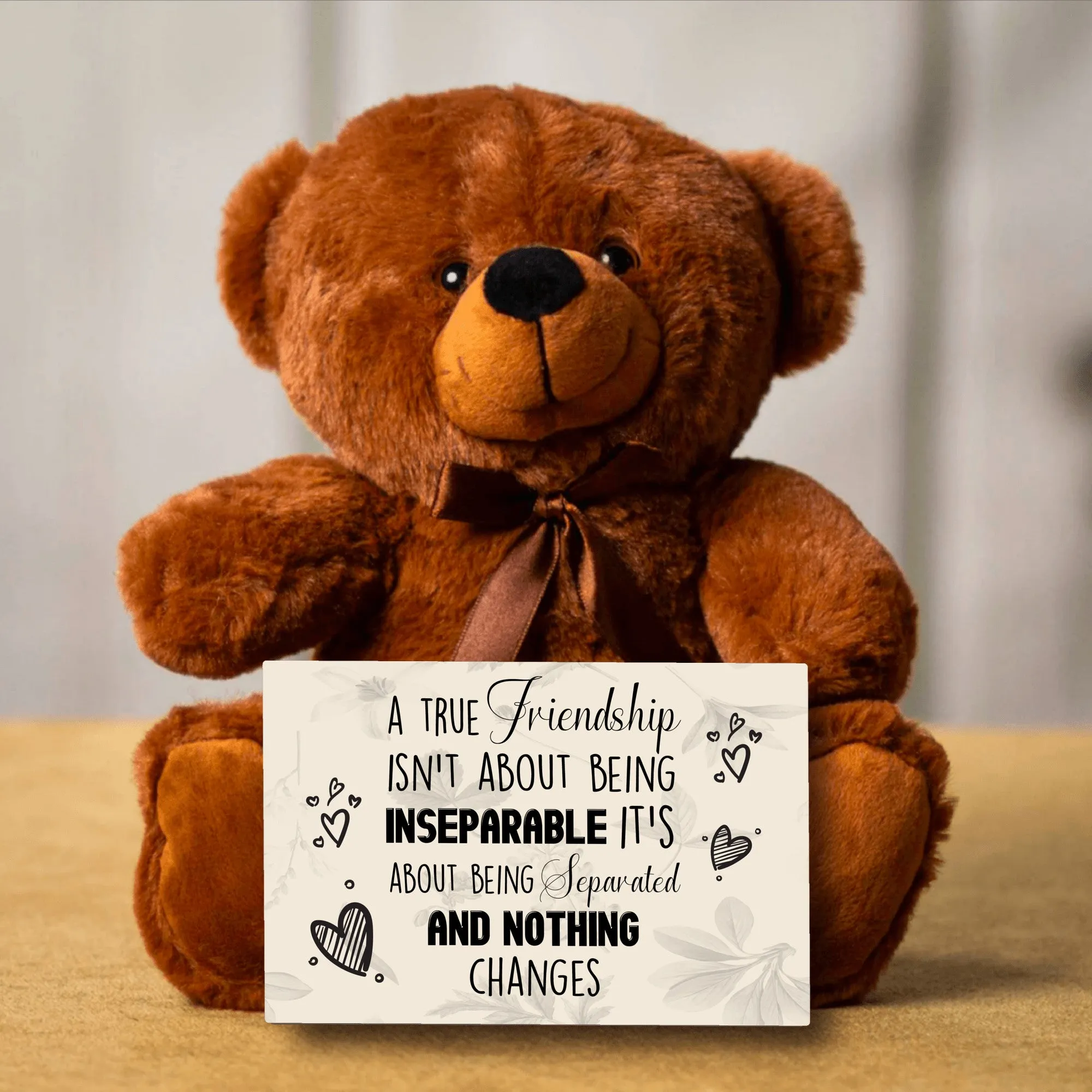 A True Friendship Teddy Bear - PRICE INCLUDES FREE SHIPPING