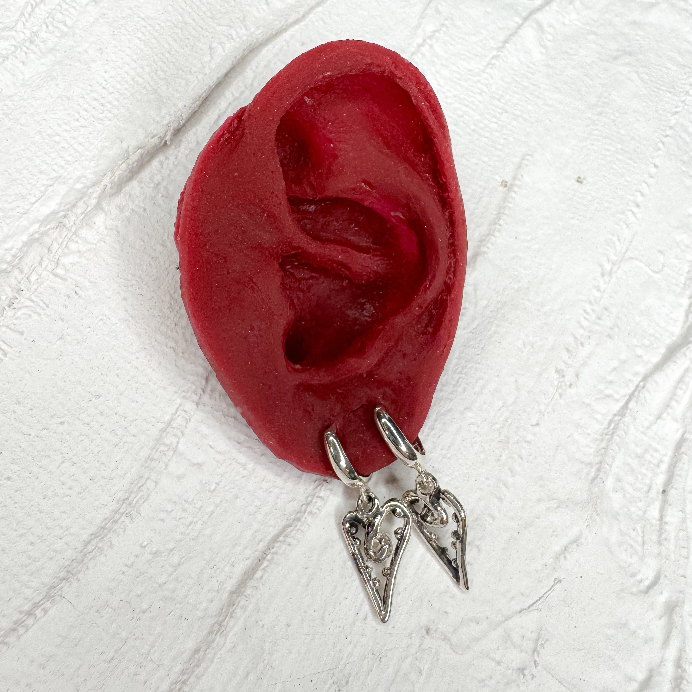 Ace Of Hearts Earrings Set