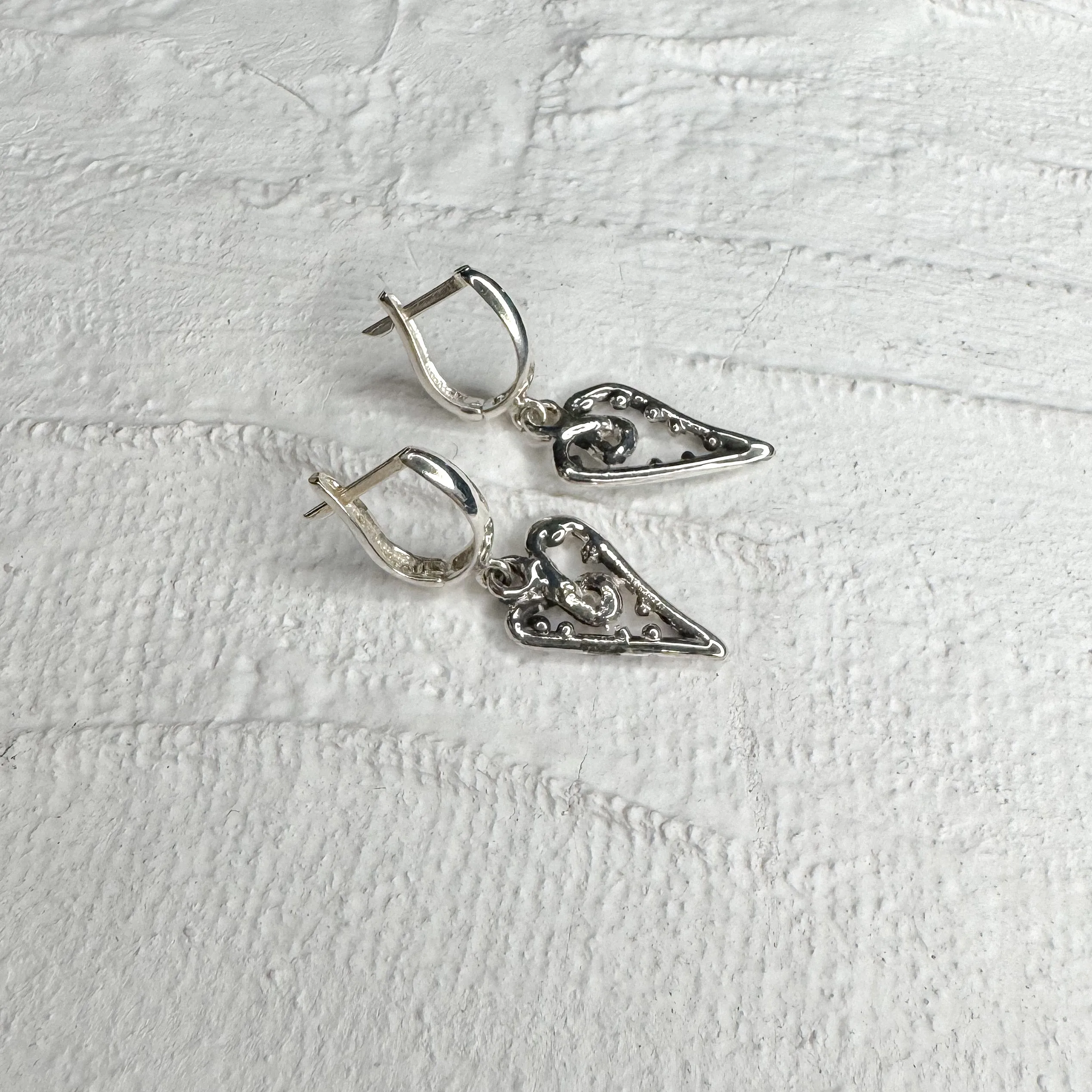 Ace Of Hearts Earrings Set
