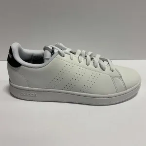 Adidas Men’s Advantage White Lace-Up Sneakers, Size 8 M
