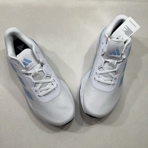 Adidas White and Blue Sneakers