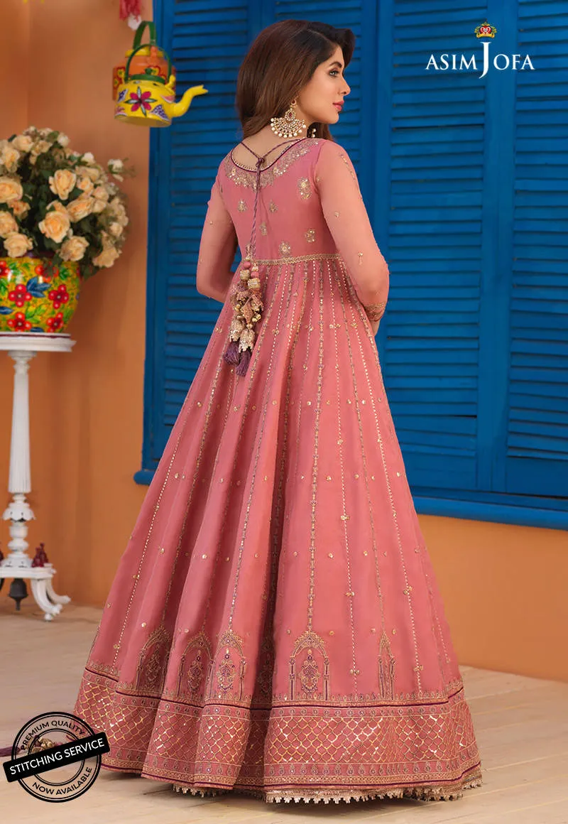 AJFC-67 | Asim Jofa Basant Collection 2022 | Unstitched Embroidered Organza Suit