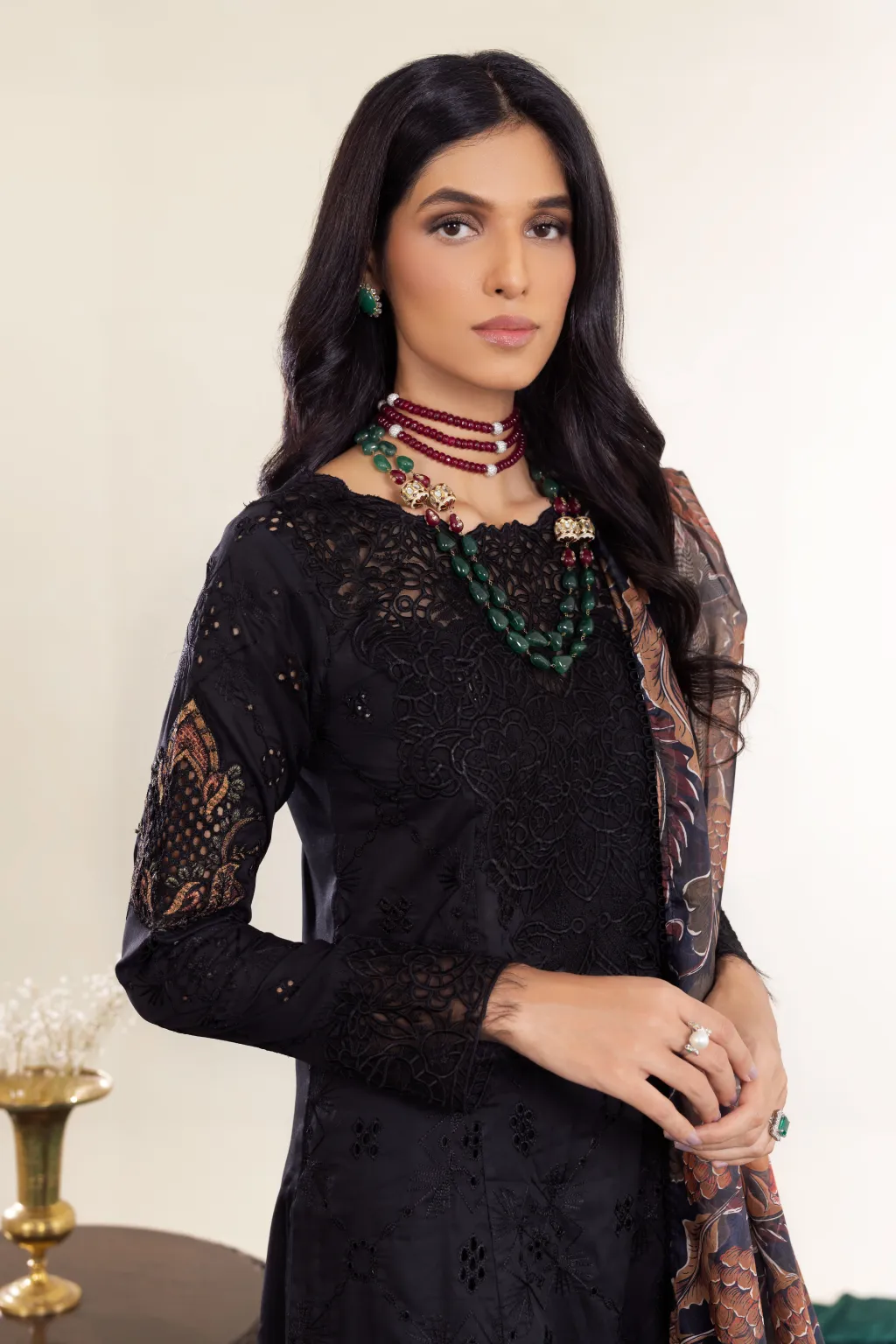 AL-10 Daisha | Iznik Aashiyan Embroidered unstitched Festive Lawn23