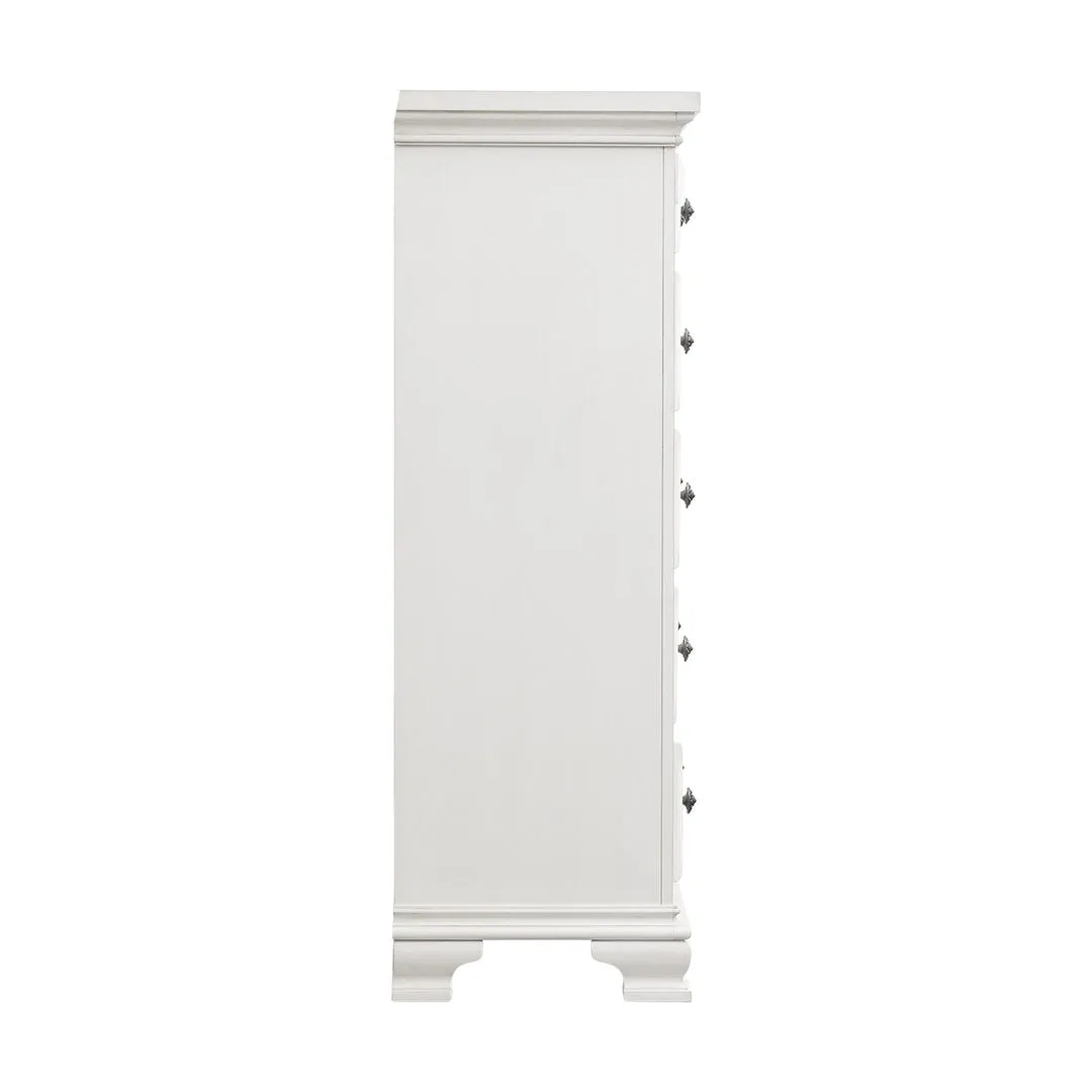 Alauna 6 Drawer Chest Lark Manor™ Color: Antique White
