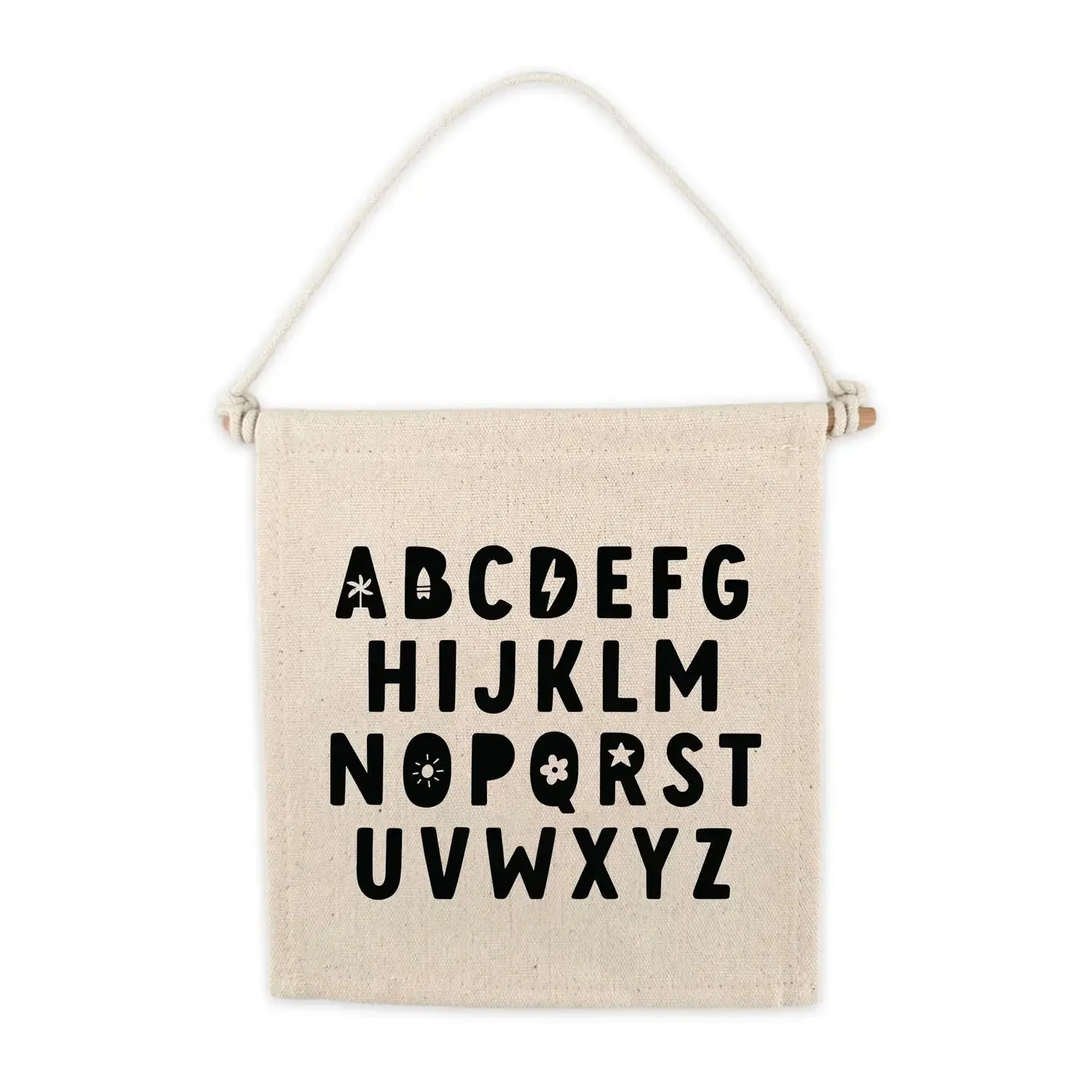 Alphabet Canvas Hang Sign
