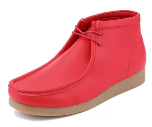 Amali Jason 2 Men's Bright Red Suede Limited Edition Ankle Boots