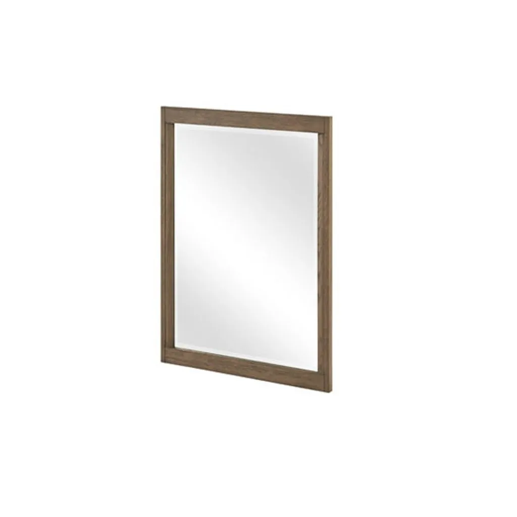 Ambassador Vanity Mirror - Wall Mount - 24" Wood/Antique Grey (Final Sale)