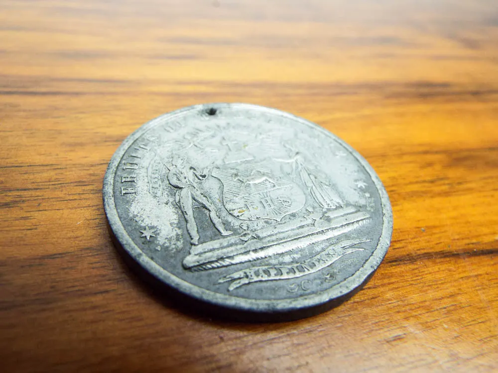 Antique Roman Catholic P Hennebery Total Abstinence Pledge Coin