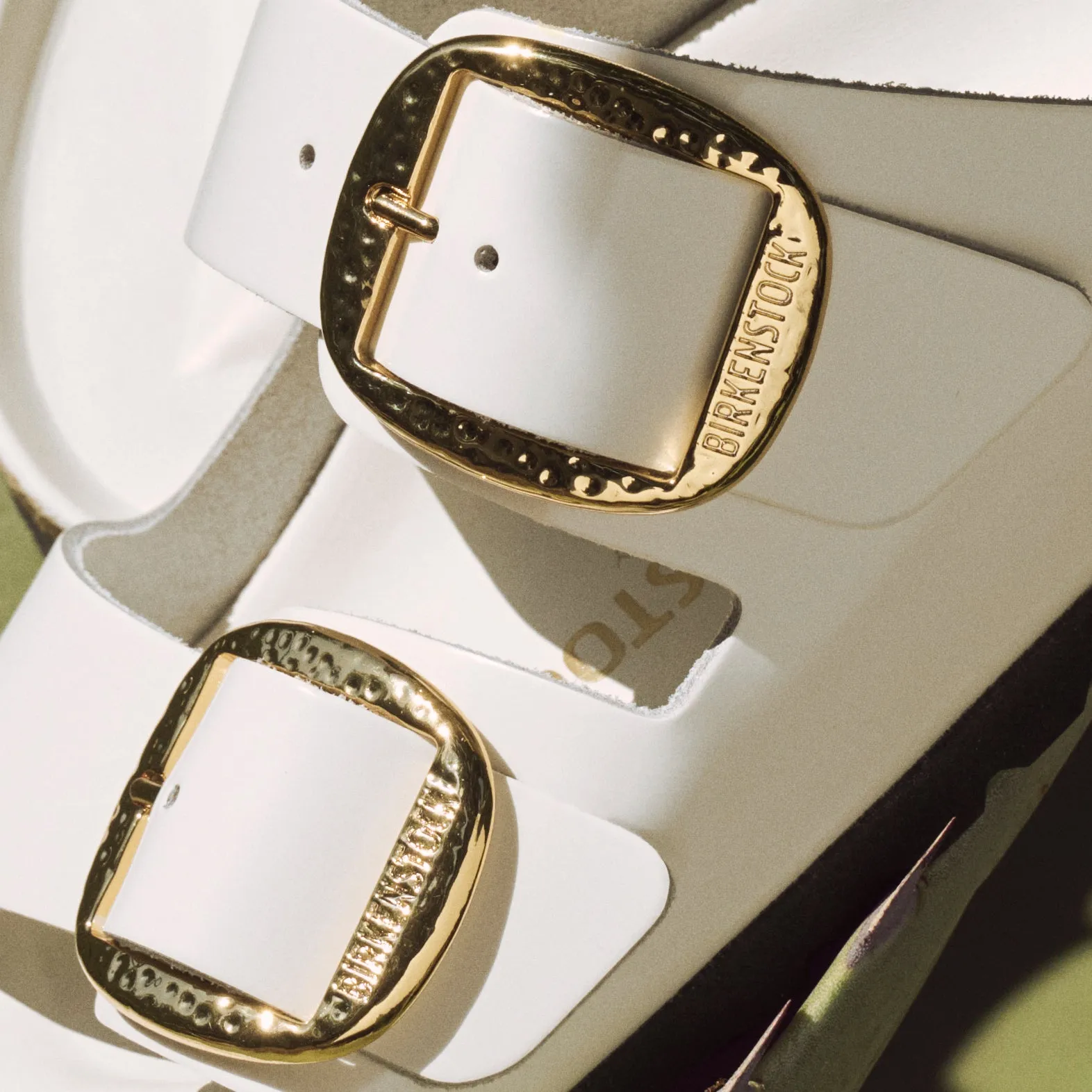 ARIZONA BIG BUCKLE HAMMERED - ANTIQUE WHITE