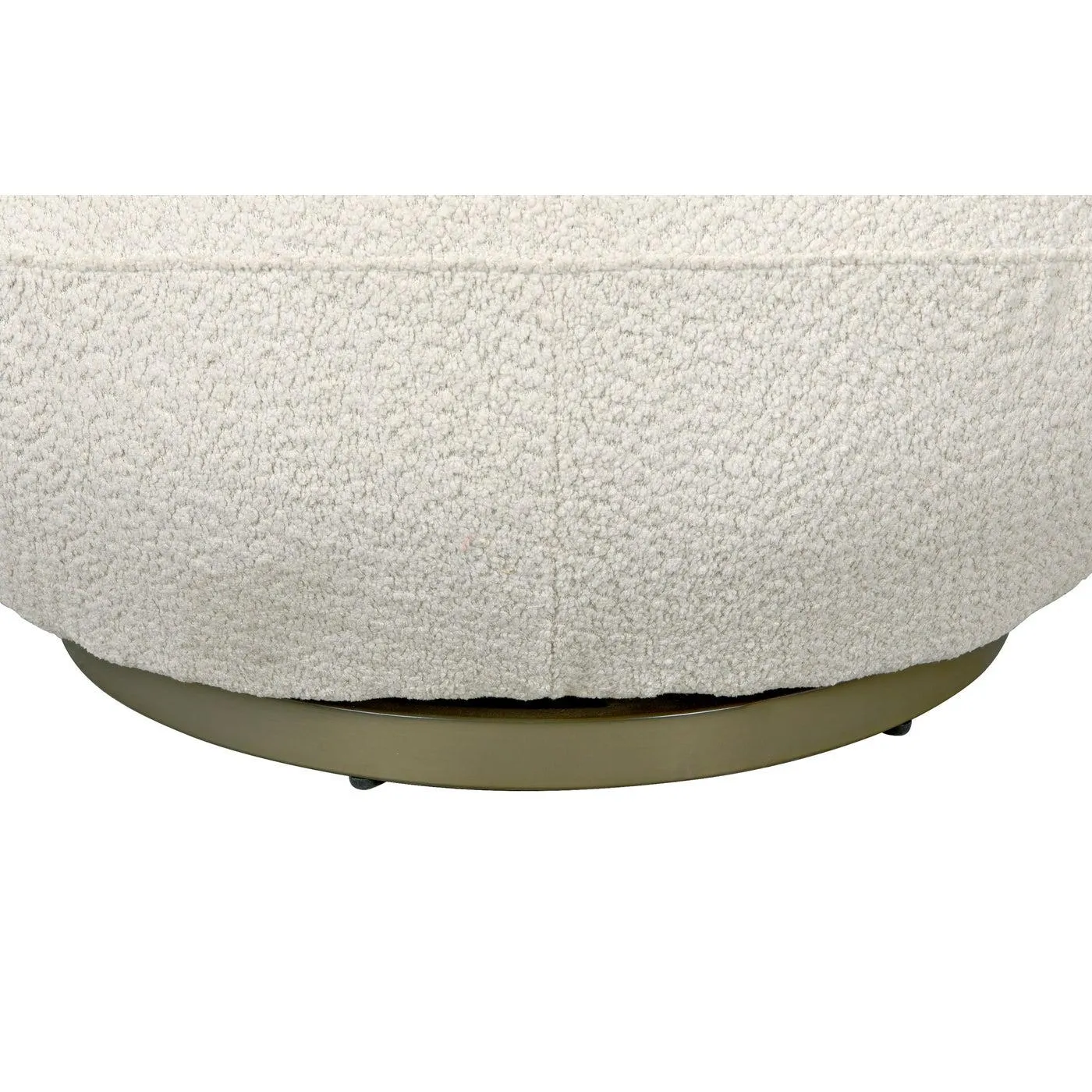 Artemis Swivel Chair, Boucle Fabric