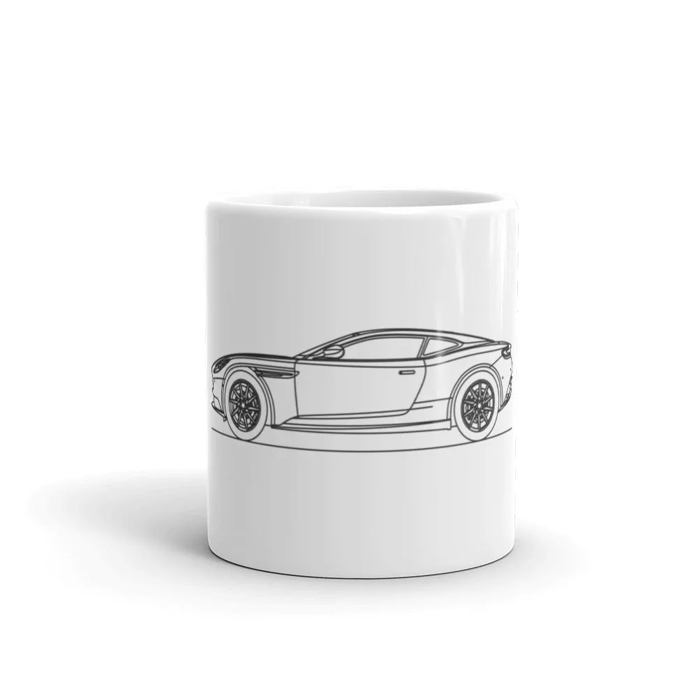 Aston Martin DB11 Silhouette Mug