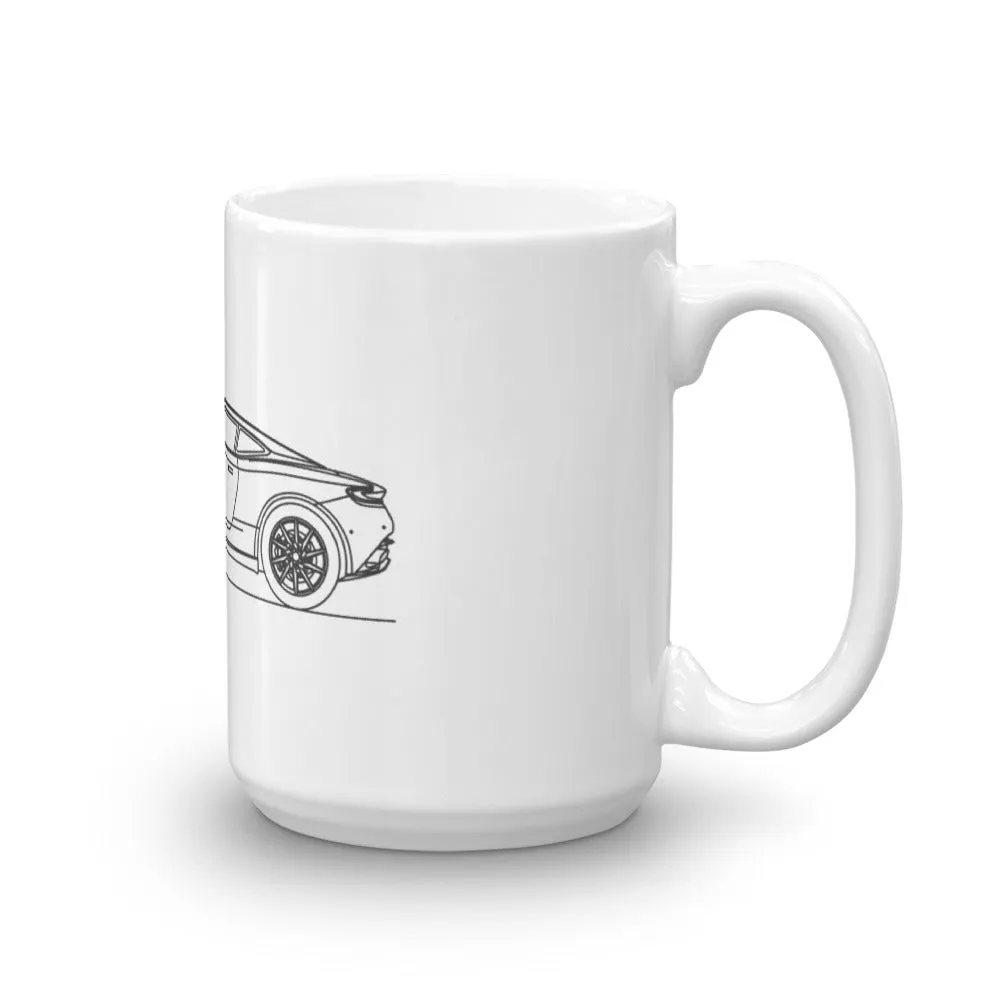 Aston Martin DB11 Silhouette Mug