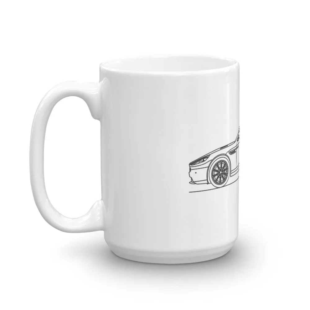 Aston Martin DB9 Silhouette Mug