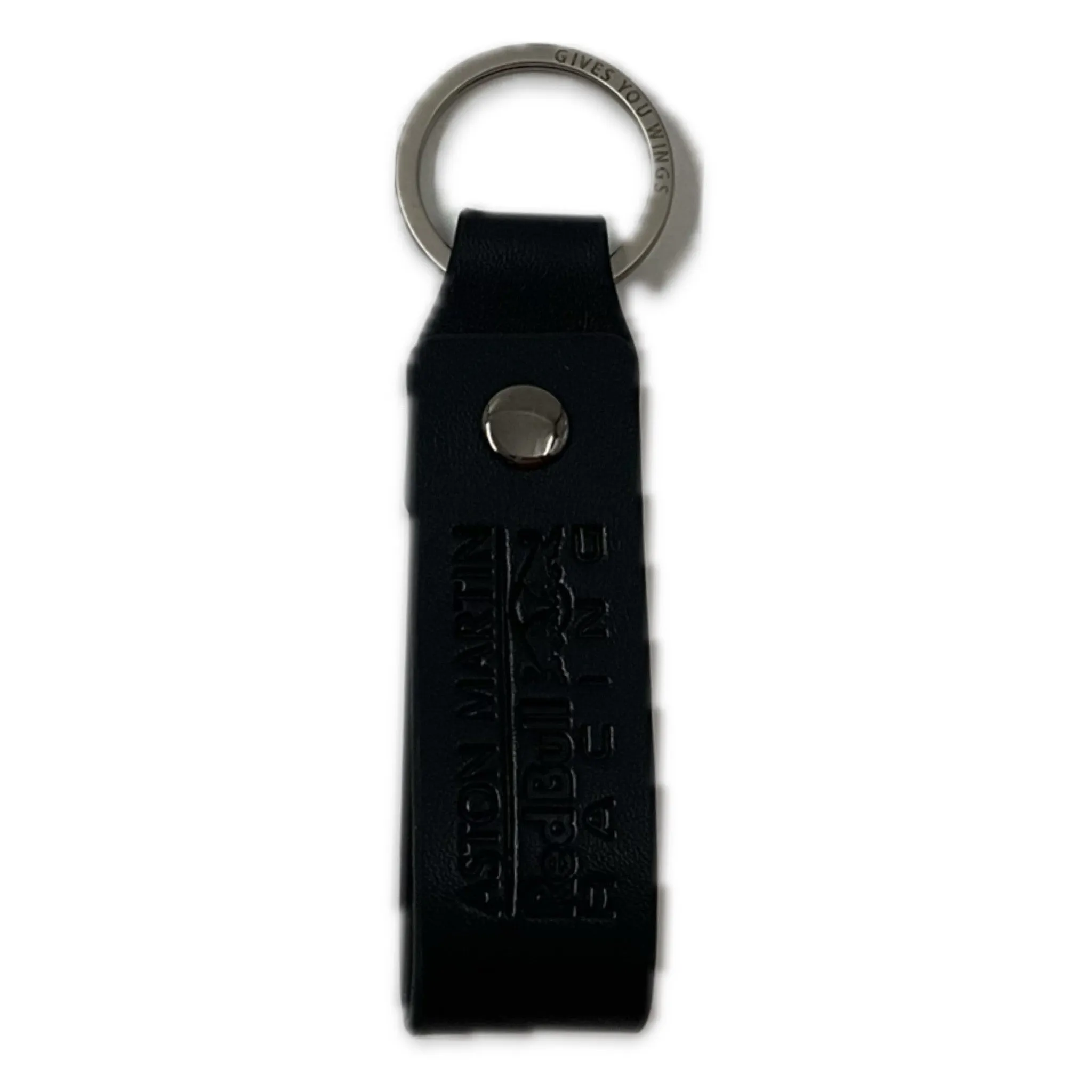 Aston Martin Red Bull Racing Official Merchandise F1™ Debossed Leather Keyring Gift Boxed