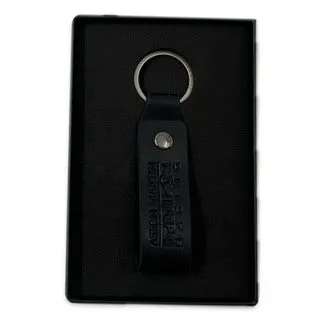 Aston Martin Red Bull Racing Official Merchandise F1™ Debossed Leather Keyring Gift Boxed