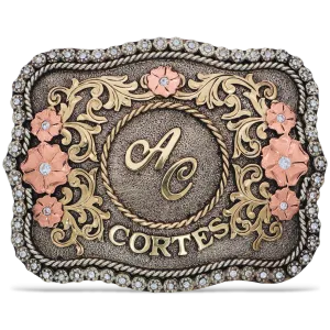Autumn Rose Custom Buckle