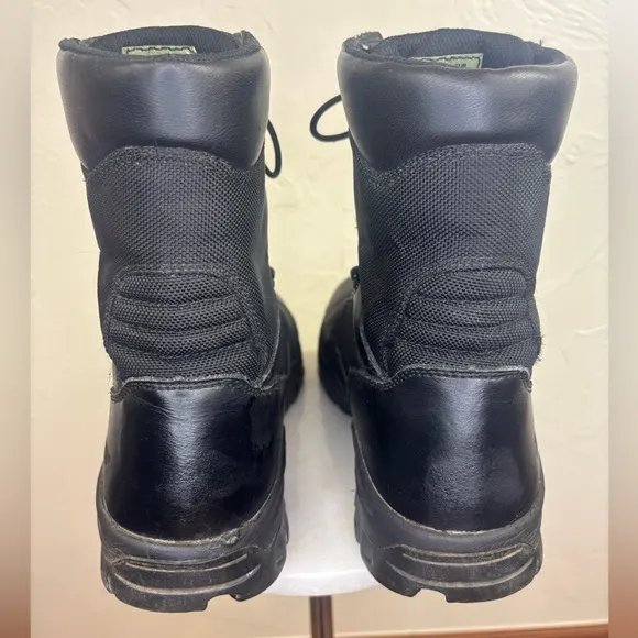 BATES Black Leather Combat Boot Lace Up Military Shoe Tactical Men's Size 12