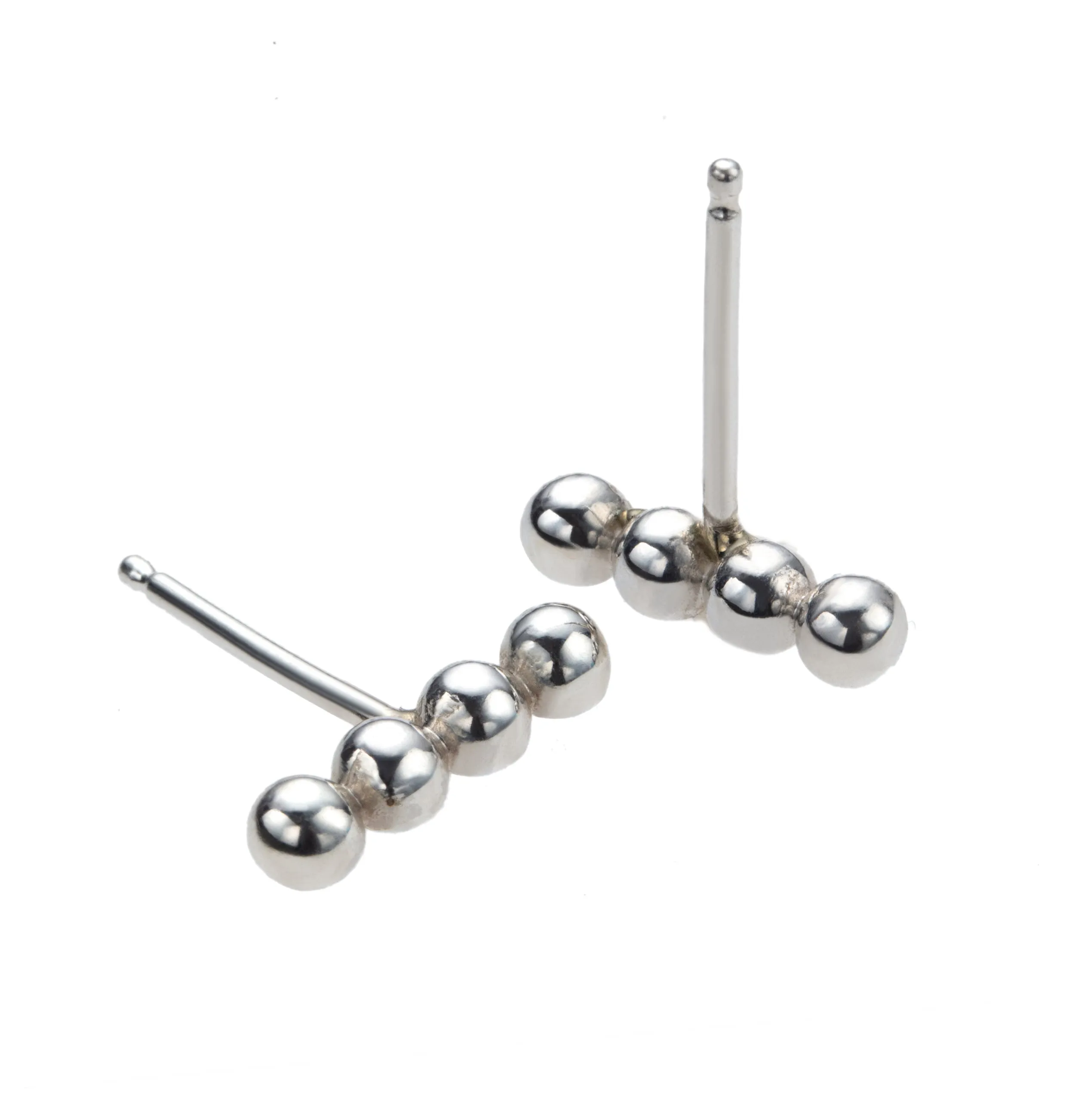 Beaded Bar Studs