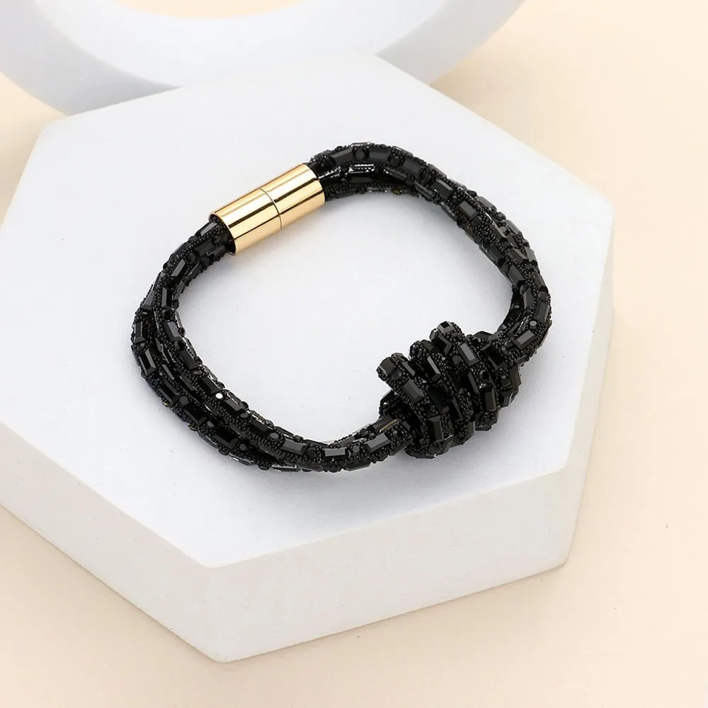 Beaded Knot Bracelet 3 Colors