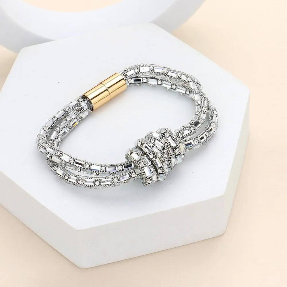 Beaded Knot Bracelet 3 Colors