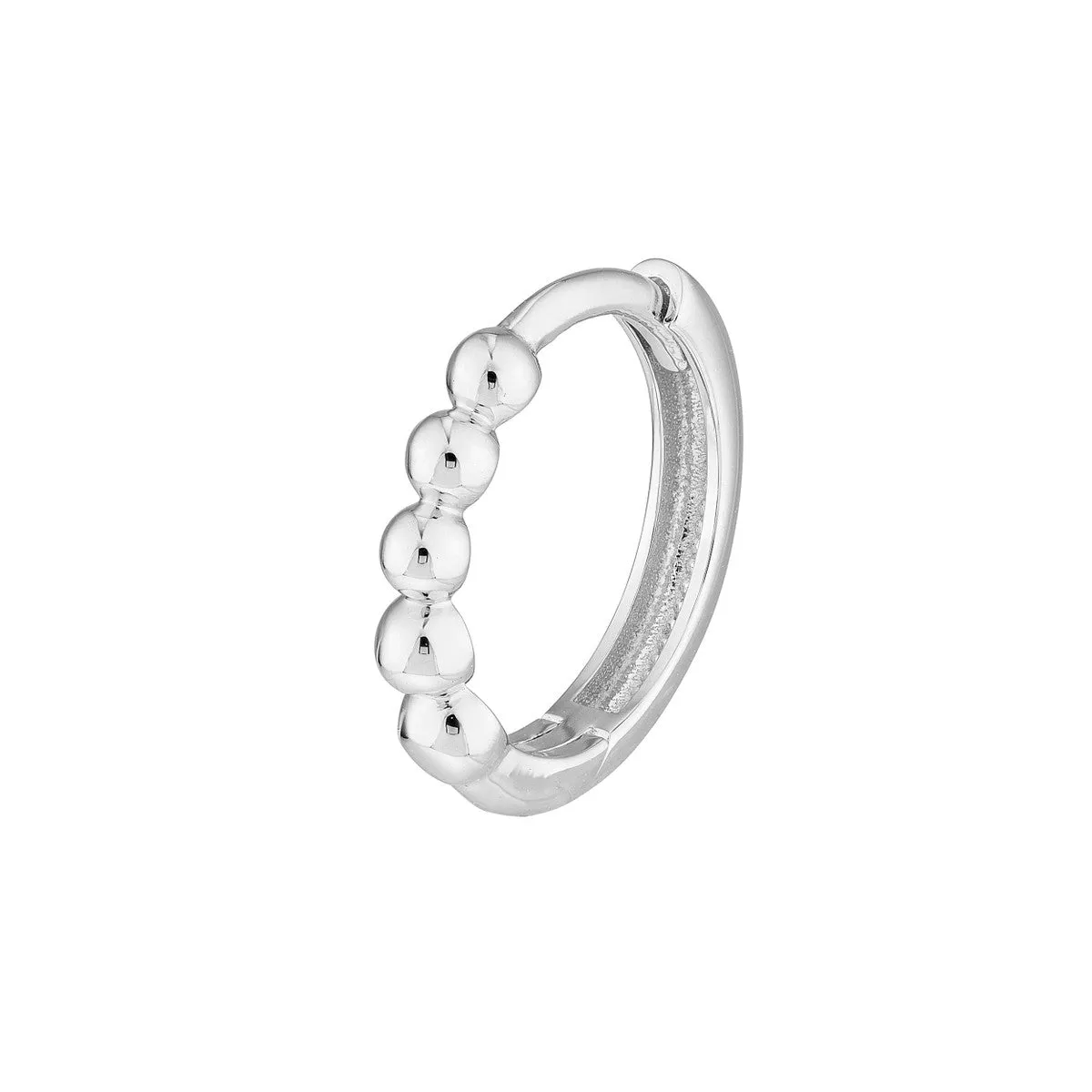 Beaded Mini Huggie Earrrings