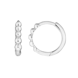 Beaded Mini Huggie Earrrings