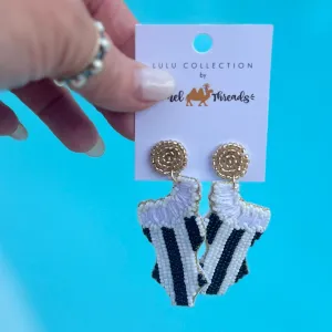 Beaded Swimsuit Earrings