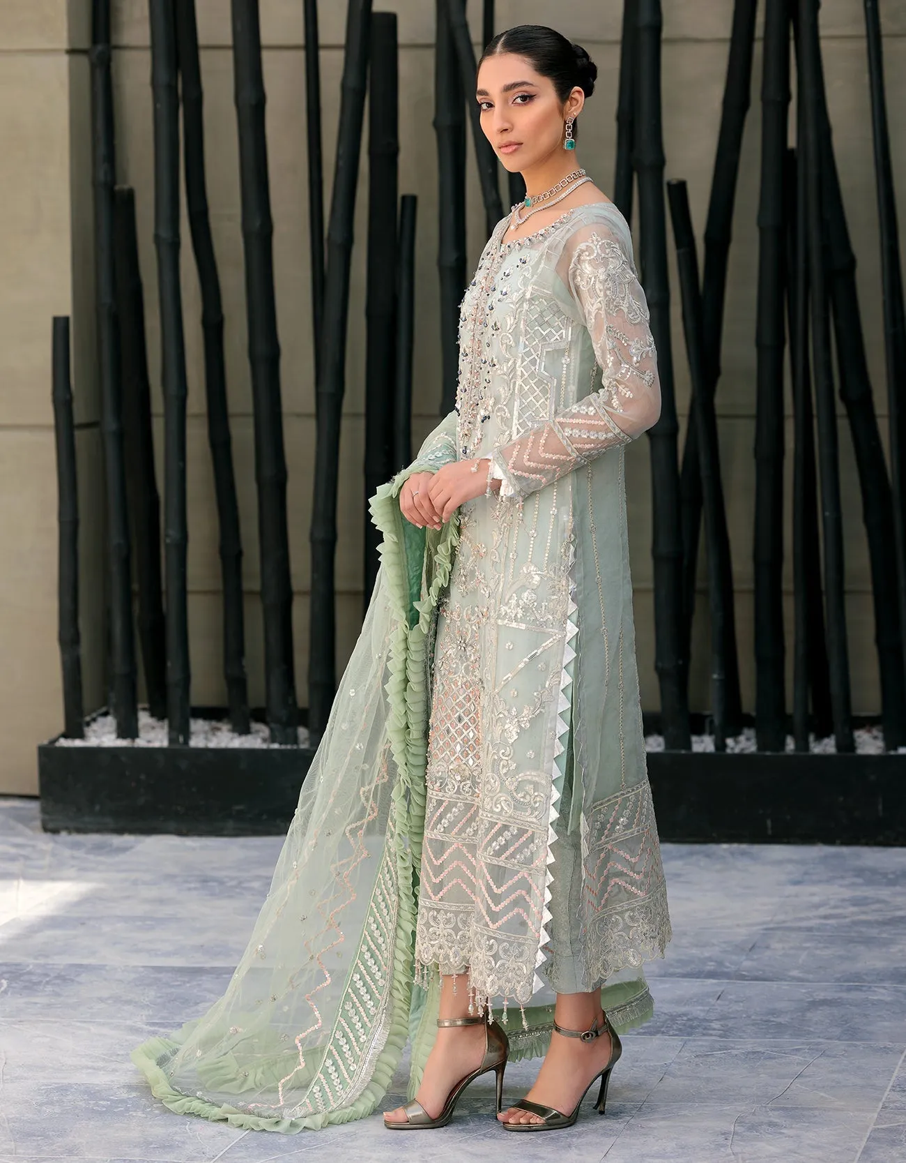 BL-410 - Emaan Adeel Belle Robe Luxury Chiffon Collection 2022 Vol-4