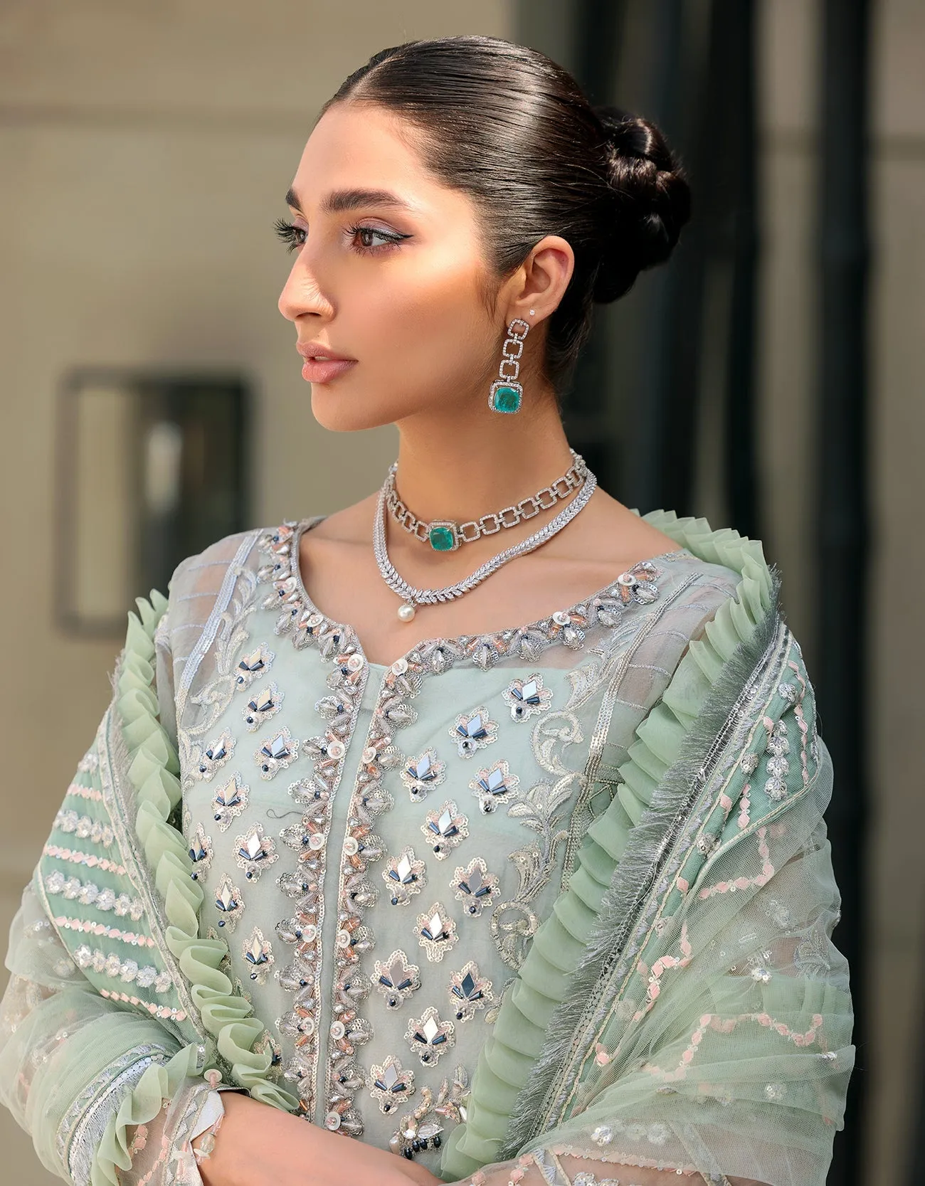BL-410 - Emaan Adeel Belle Robe Luxury Chiffon Collection 2022 Vol-4