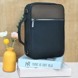 Black and Brown NGIL Canvas Bible Case Cover