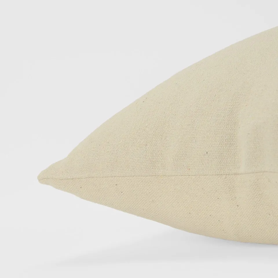 Black Taupe Canvas It Is Well Throw Pillow