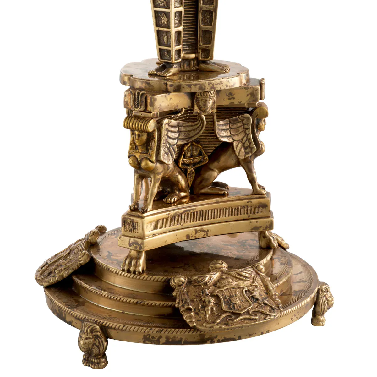 Candle Holder Decaix - Antique Brass Finish