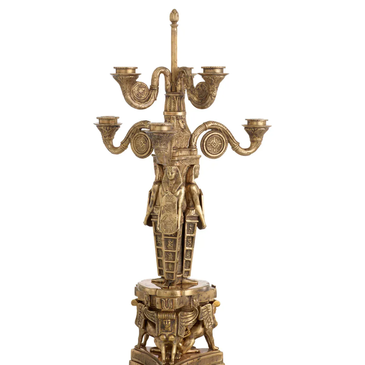 Candle Holder Decaix - Antique Brass Finish