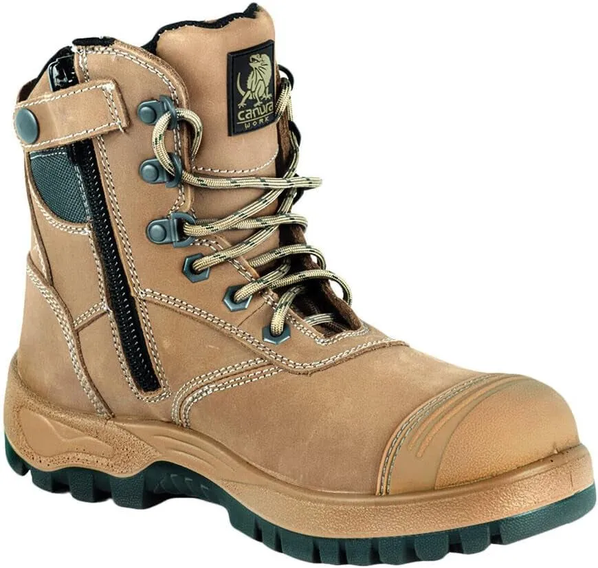 Canura Work Safety Boots With Side Zip