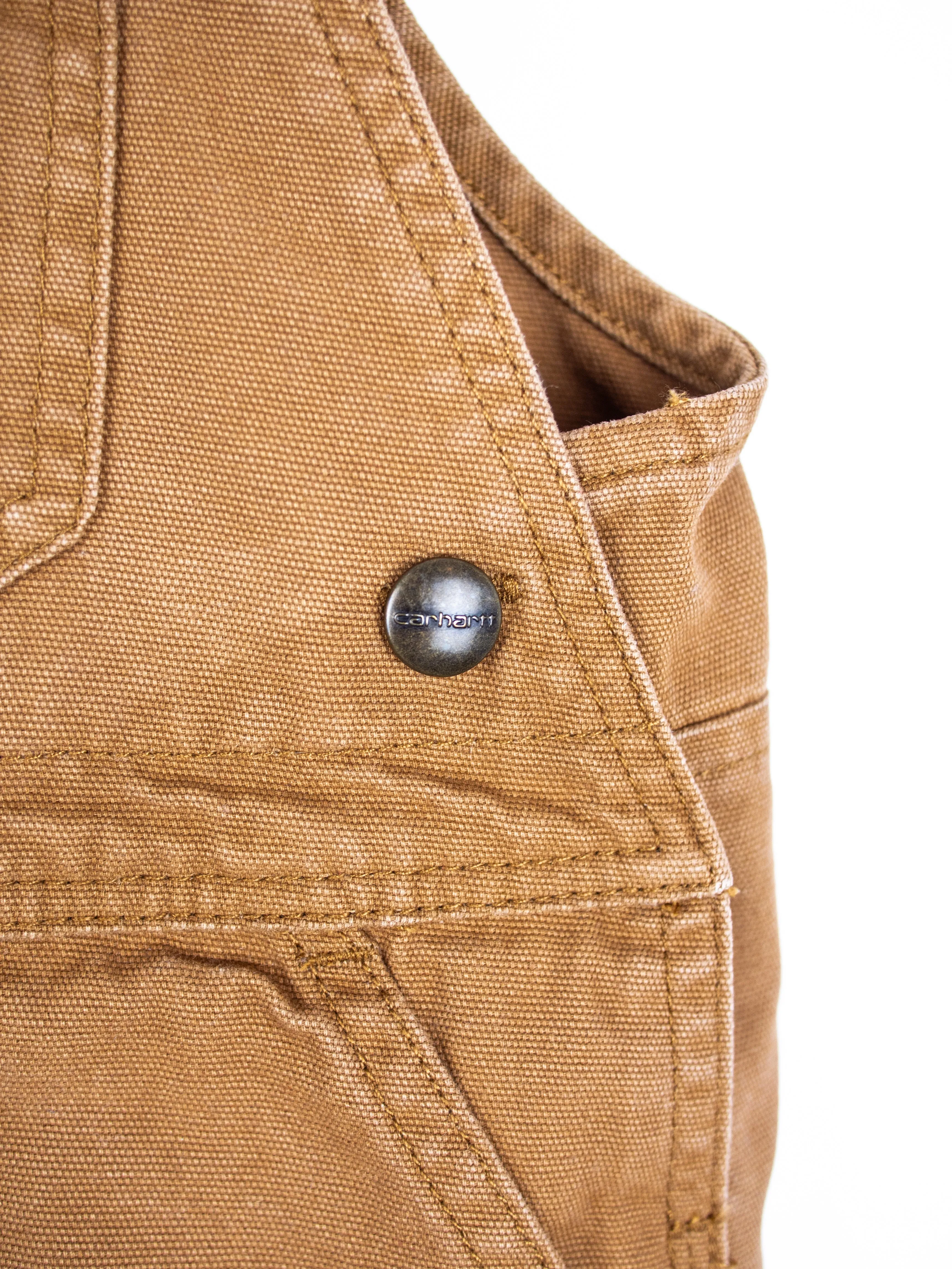 Carhartt Brown Canvas Dungarees - Age 24 months