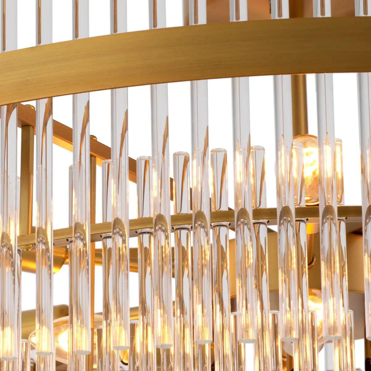 Ceiling Lamp East - Antique Brass Finish