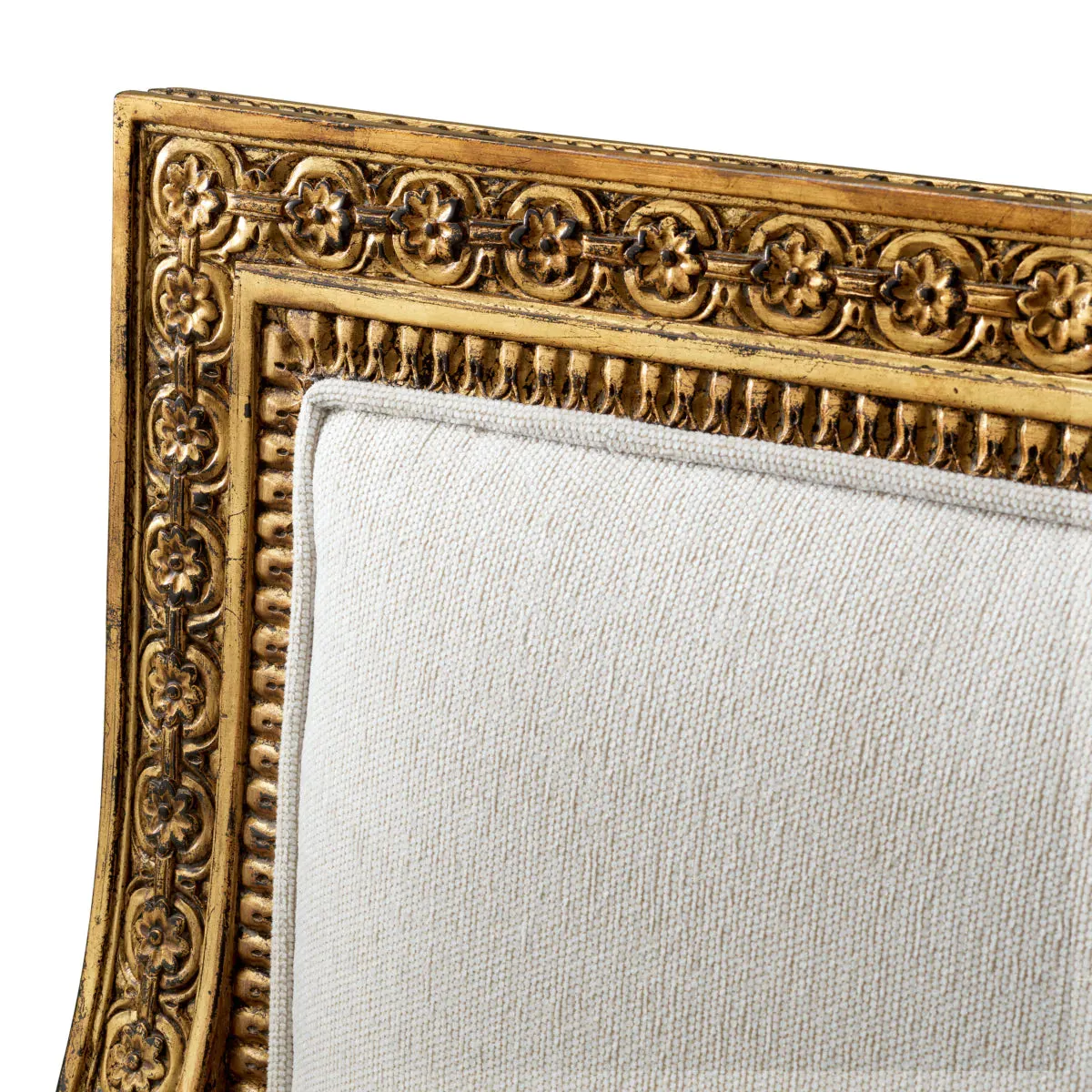 Chair Louis - Antique Gold Finish